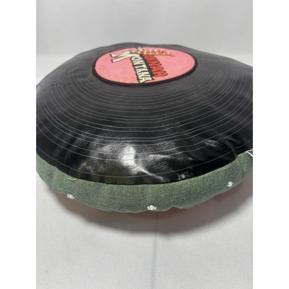 🌸Rare Hannah Montana Pillow Squishy‎ Vinyl  Record Look Flower Sparkle